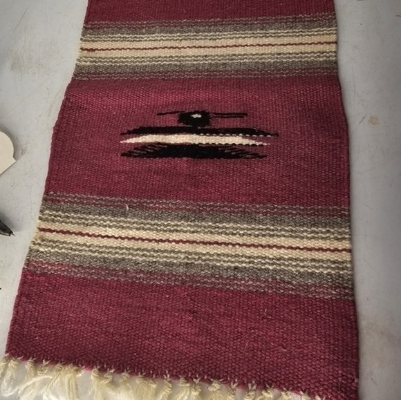 Small native American, (or possibly Mexican), hand woven wall hanging.‎ - Picture 1 of 6